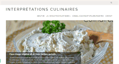 Desktop Screenshot of interpretations-culinaires.fr